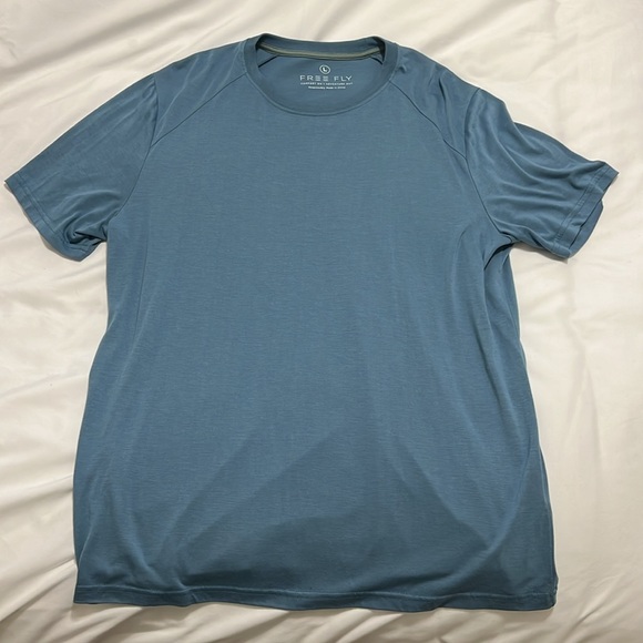 Men's Gray and Blue Shirts - Picture 2 of 3